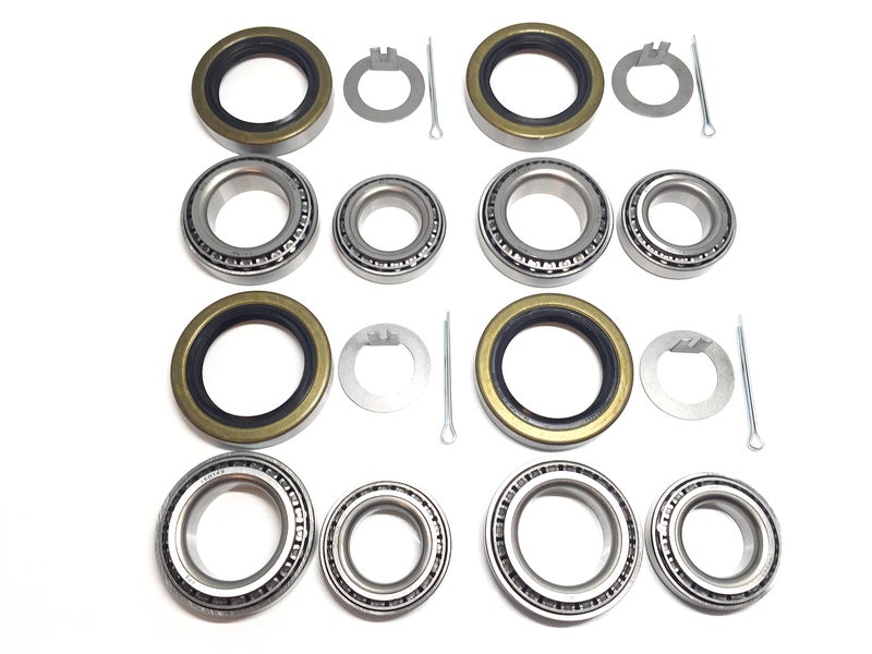 WESTERNPRIME (Set of 4) WESTERNPRIME 3500 LB Trailer Tandem Axle Bearing Kits L68149 L44649 Grease Seal 10-19 I.D. 1.719'' for #84 Spindle - Image 3